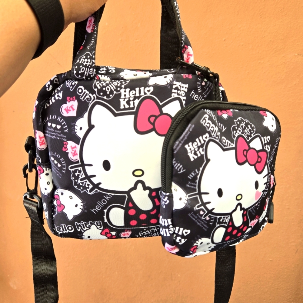 Hello Kitty Black and Pink Mini Bag Set